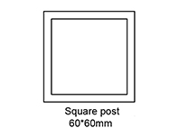 C: Square post