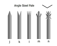 Palisade Fencing Angle Steel Pale